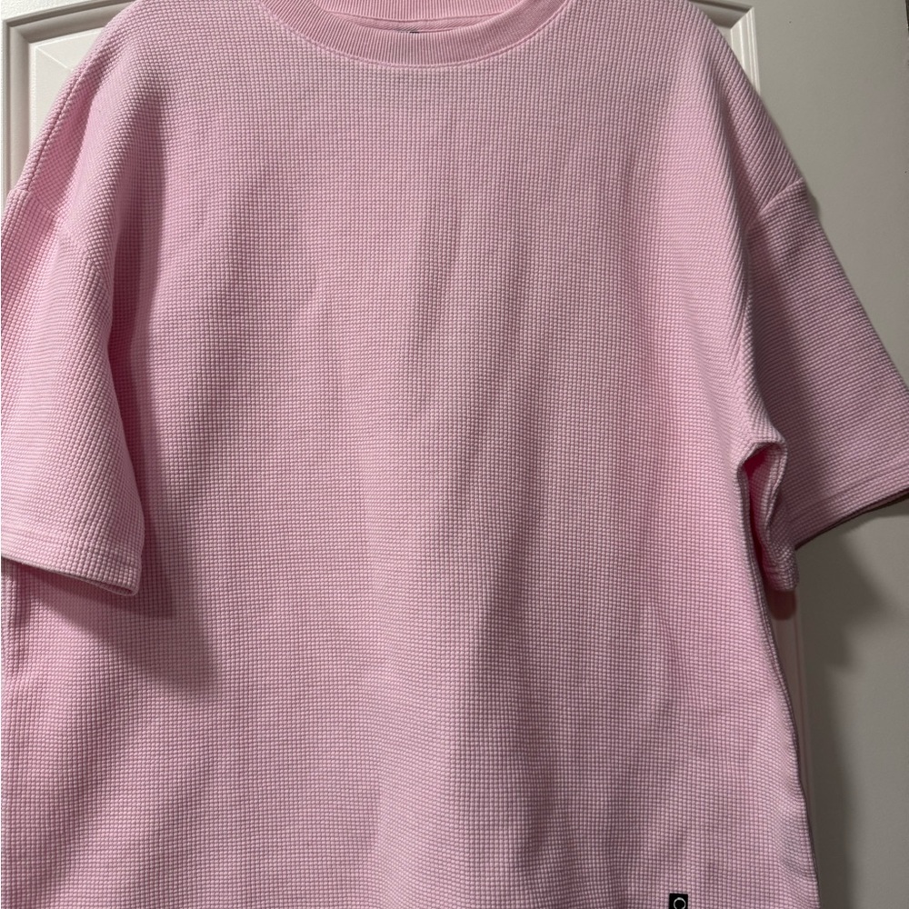 Comfrt waffle knit lounge top